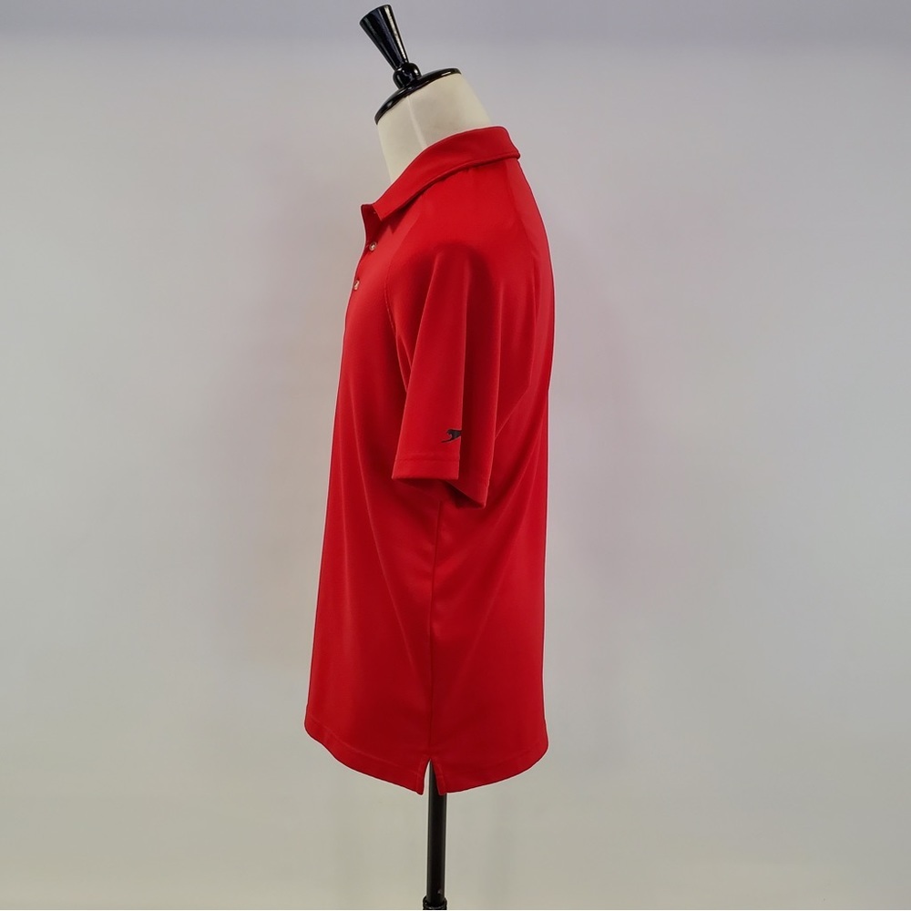 Men’s Red Polo Short-Sleeve T-Shirt - Picture 2 of 3